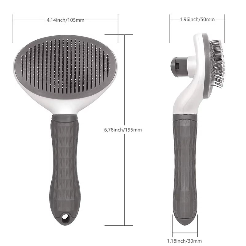 Pet Removes Dog Hair Comb Cat Dog Grooming Brush Self Cleaning Slicker Brushes