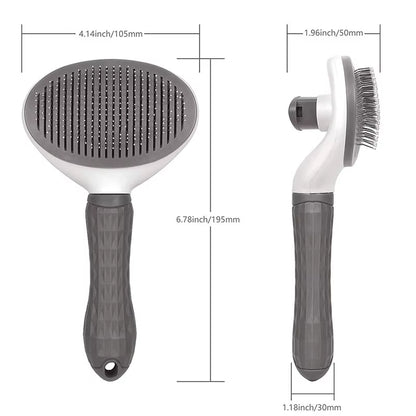 Pet Removes Dog Hair Comb Cat Dog Grooming Brush Self Cleaning Slicker Brushes