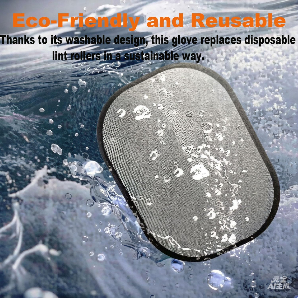 Pet Electrostatic Hair Remover Mitt