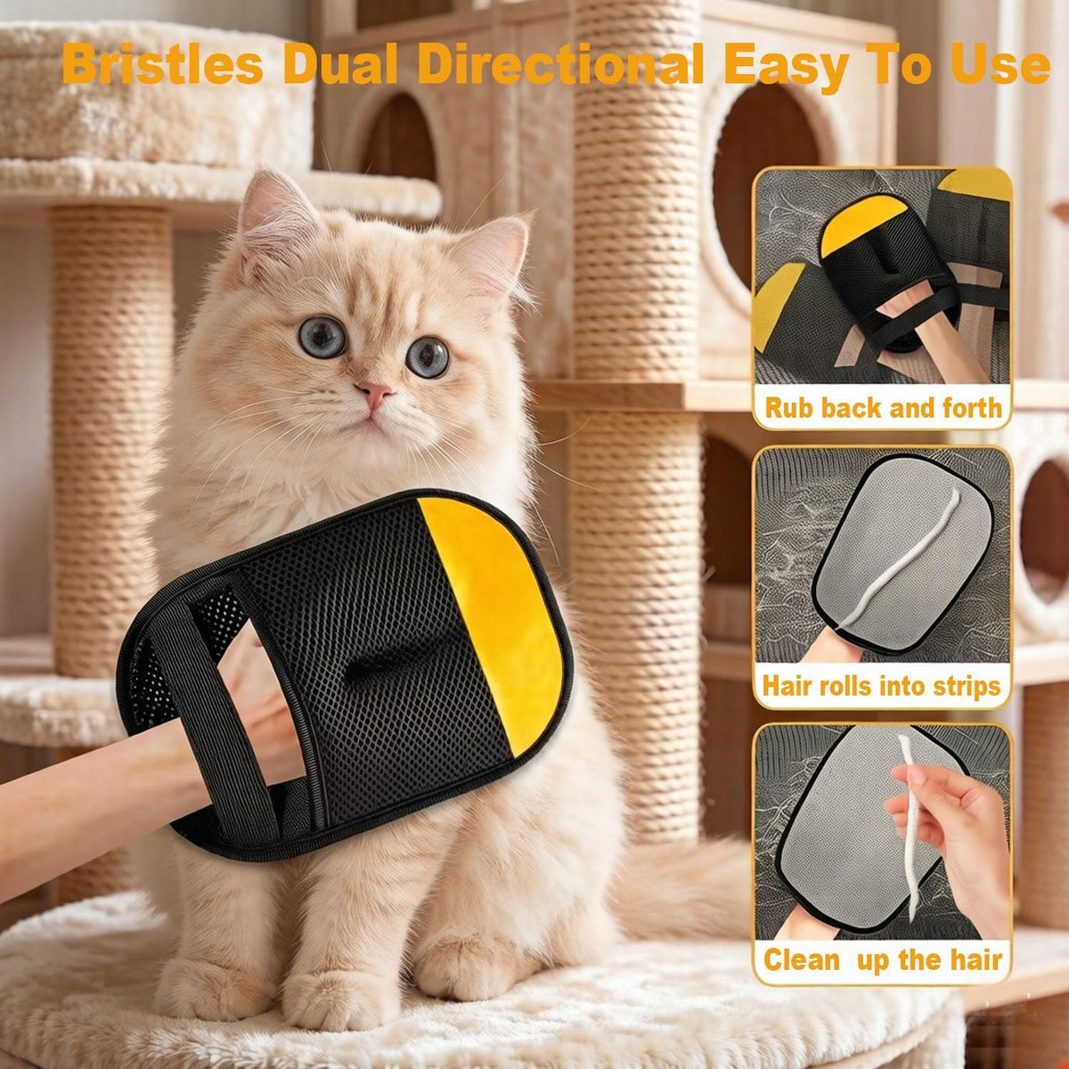 Pet Electrostatic Hair Remover Mitt
